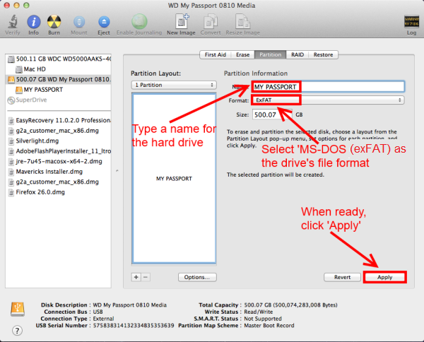 Wd How To Format My Passport For Mac